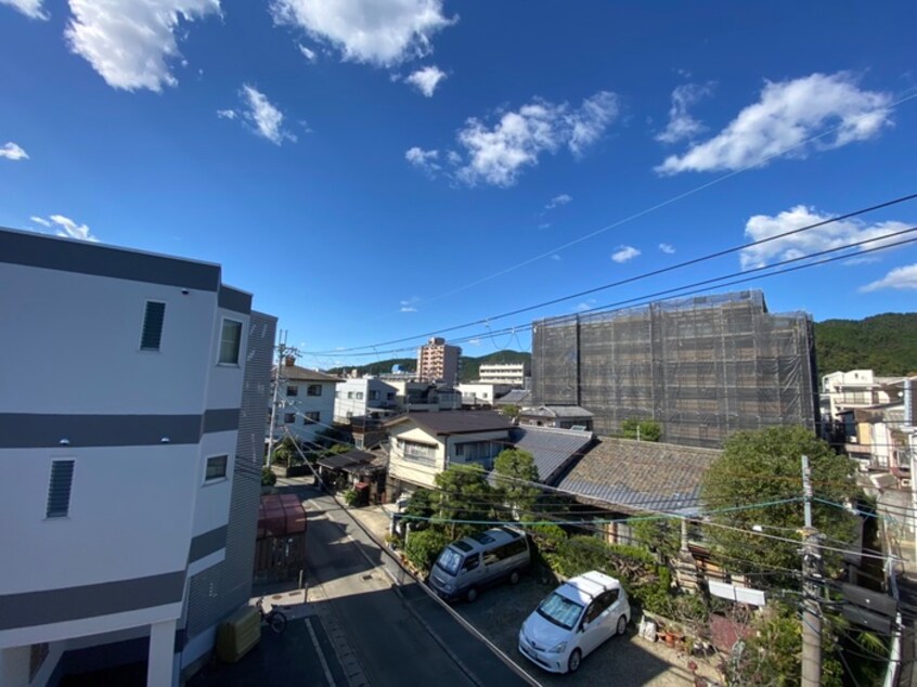 室内からの展望 中川ハイツ