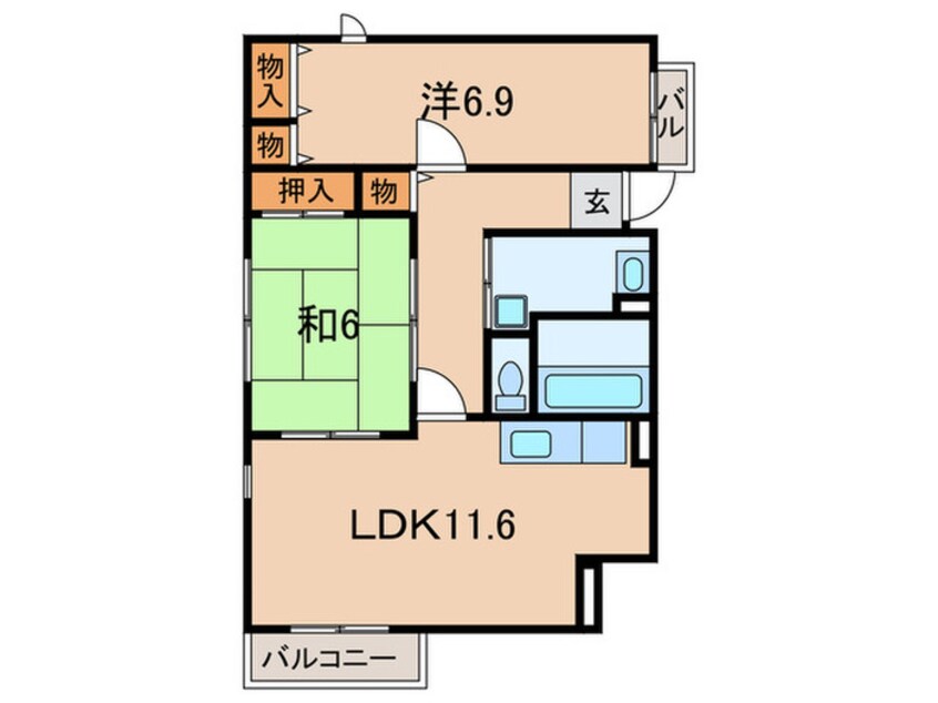 間取図 ラピス伊丹桜ケ丘