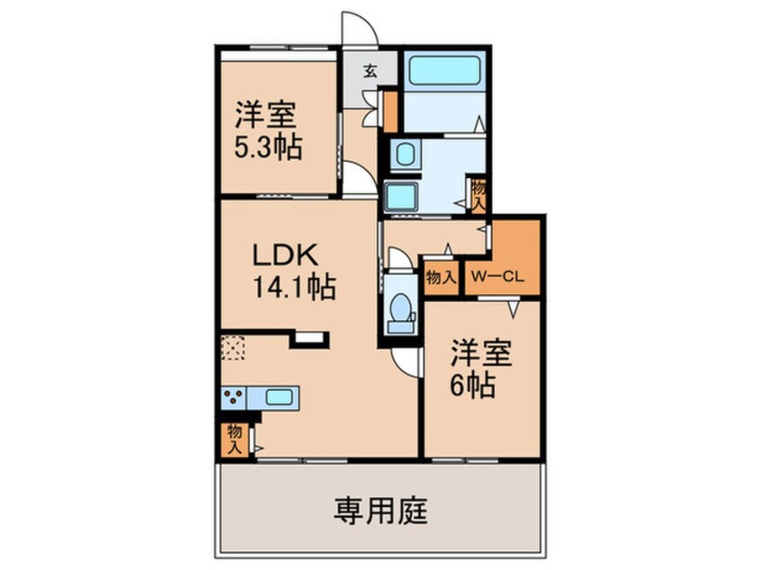 間取図 アグレアーブル