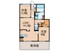 アグレアーブル 2LDKの間取り