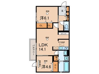 間取図 アグレアーブル