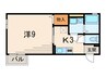 ｃｏｒｔｅ　ｓｅｓｔｏ甲子園口 1Kの間取り