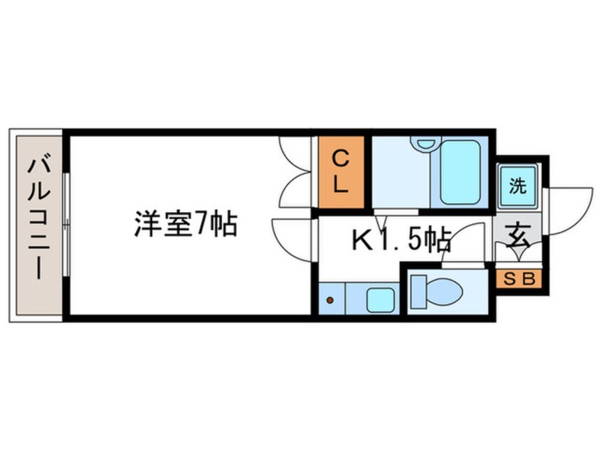 間取図 ヴェルデ桂