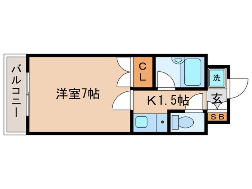 間取図 ヴェルデ桂