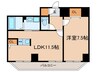 グルーブ神戸元町アリア 1LDKの間取り