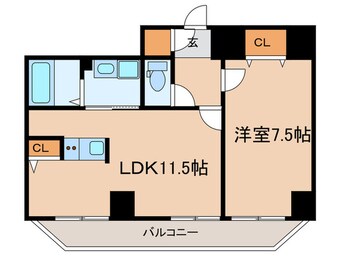 間取図 グルーブ神戸元町アリア