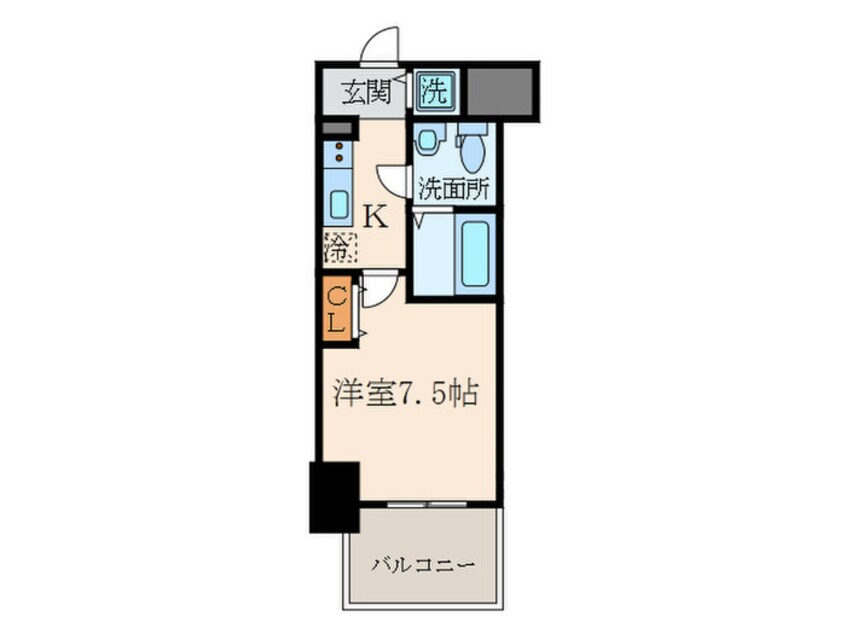 間取図 エス・キュート尼崎Ⅱ