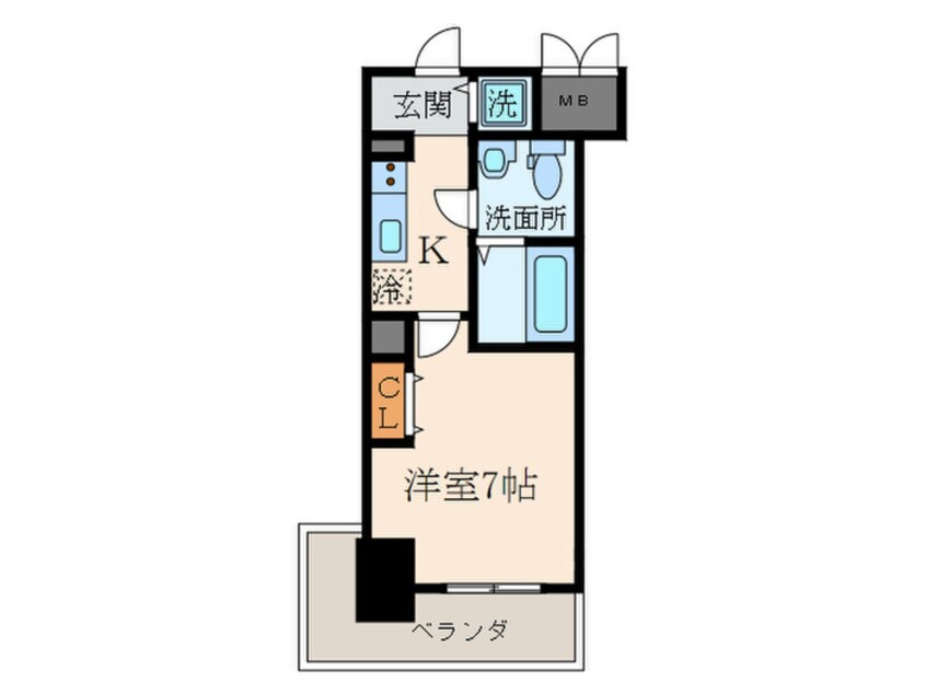 間取図 エス・キュート尼崎Ⅱ