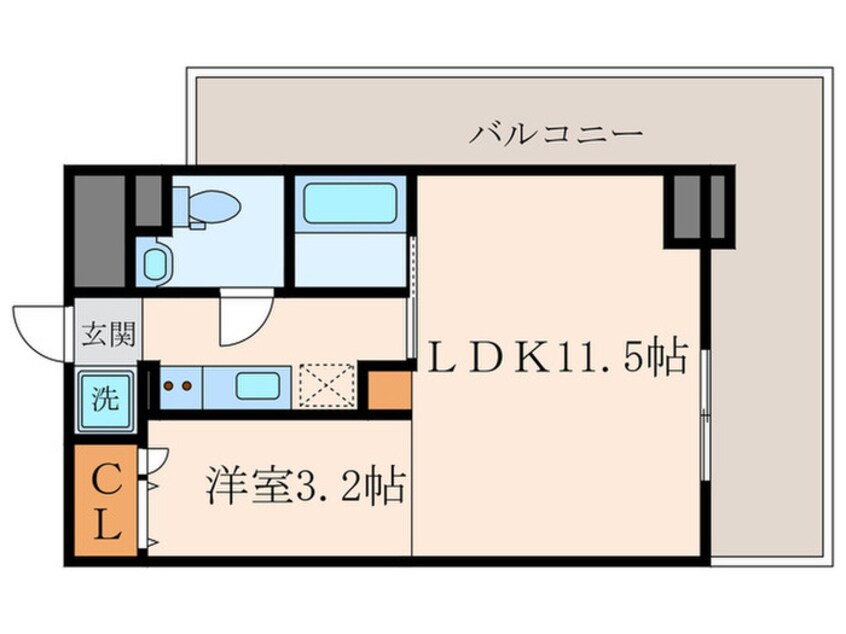 間取図 エス・キュート尼崎Ⅱ