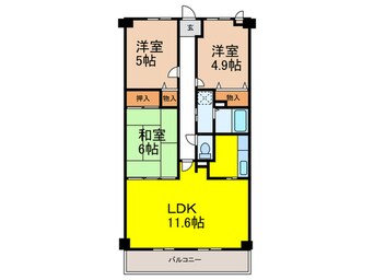 間取図 ゼフィール宝塚