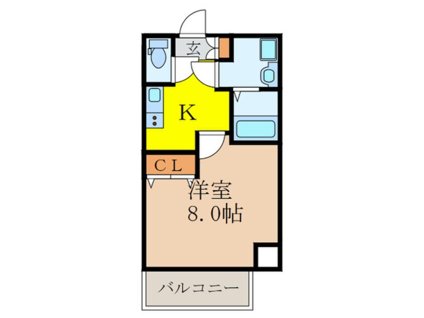 間取図 ASTIA西中島Ⅱ