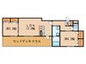 La Casa Felice 宝生ヶ丘 2LDKの間取り