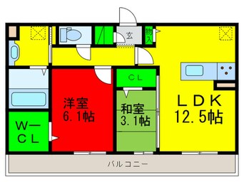 間取図 リ：エストⅡ