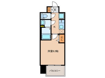 間取図 仮)プレサンス西九条GATERISE