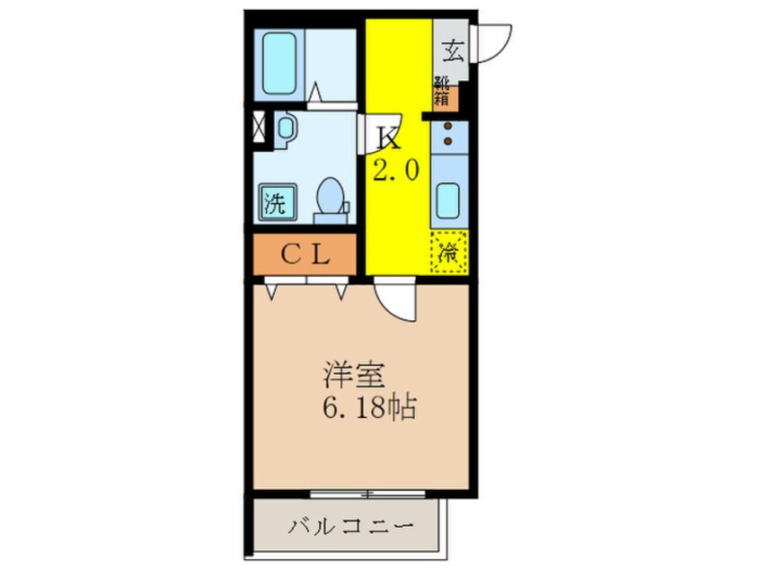 間取図 クラリスクオーレ