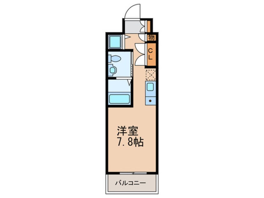 間取図 エスリード御堂筋梅田(1109)