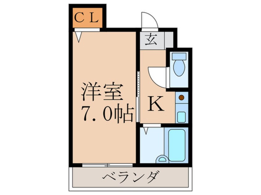 間取図 メルヘンハイツ