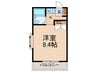 モギハイツ 1Kの間取り