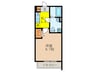 Oriental court 1Kの間取り