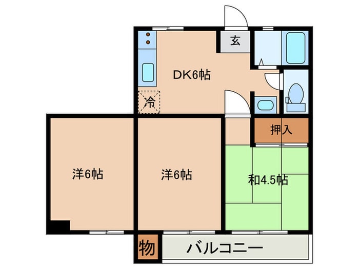 間取り図 南マンション