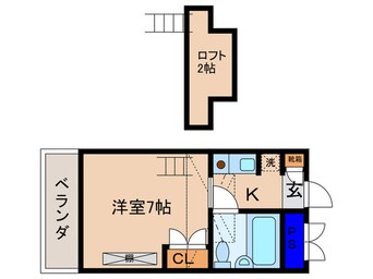 間取図 ヤングヴィレッジ河原町