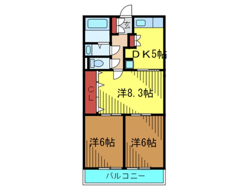 間取図 シャト－・ド・フェニックス