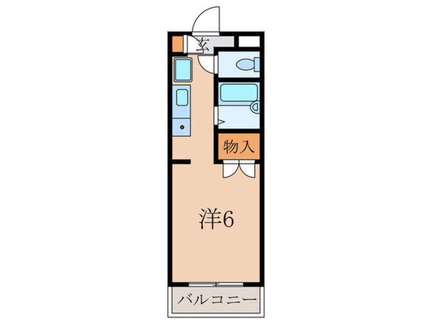 間取図 メテオール稲野