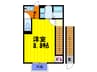 アム－ル　ブリエ 1Kの間取り