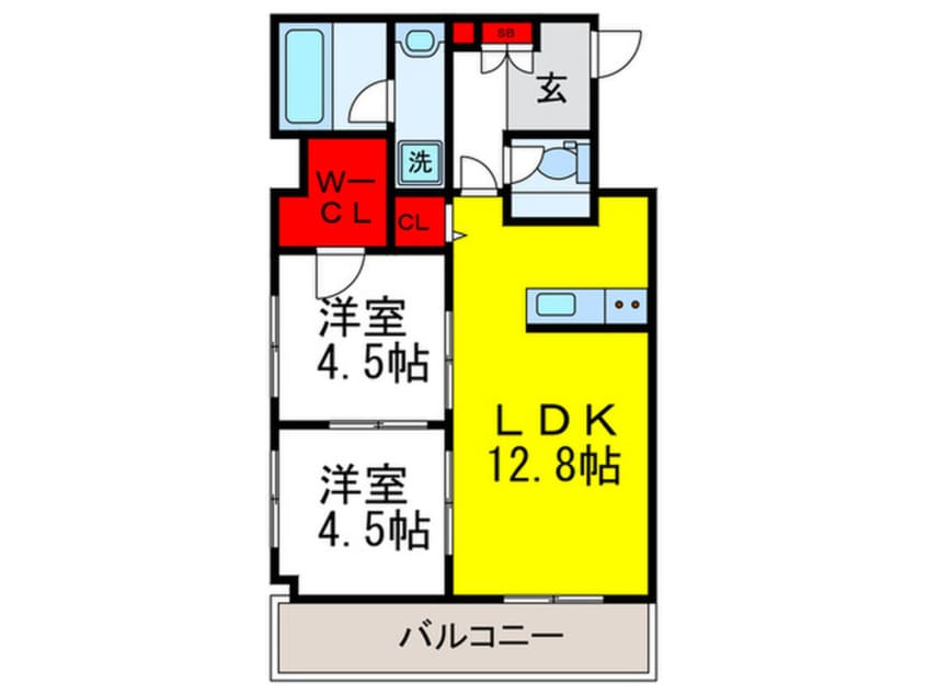 間取図 Stay esaka