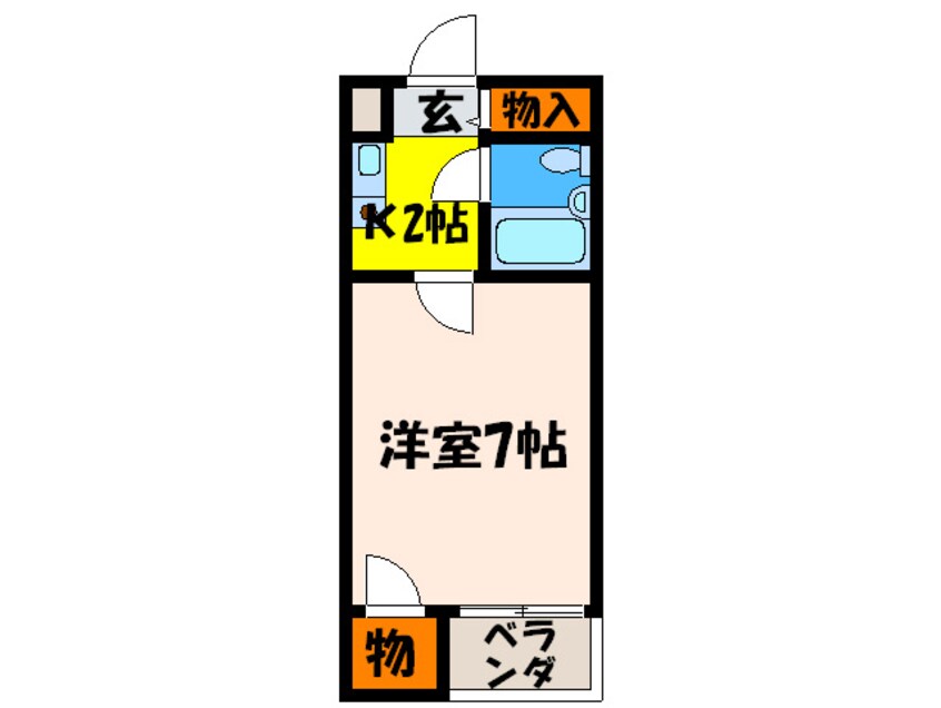 間取図 ウエストロッジ