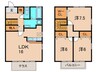 白井タウンハウス 3LDKの間取り