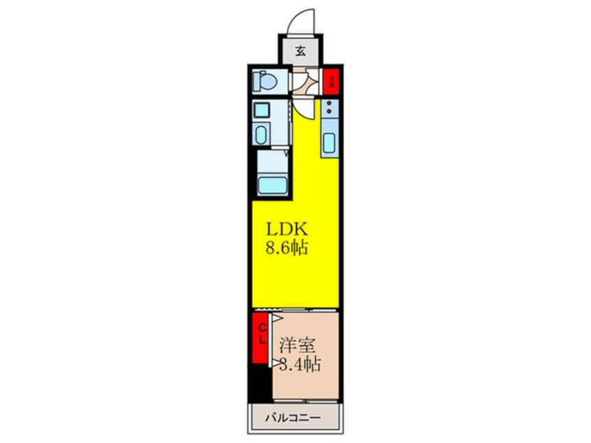 間取図 アーバンパーク新大阪