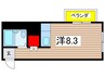 グレ－ス桜井 1Rの間取り