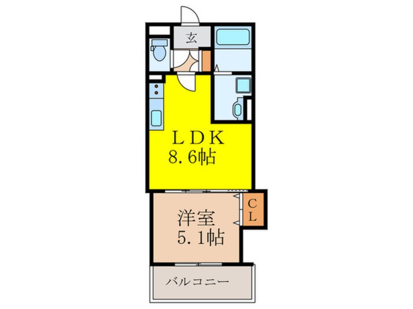 間取図 クリエオーレ永楽荘