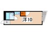 サンマリノ石切 1Rの間取り