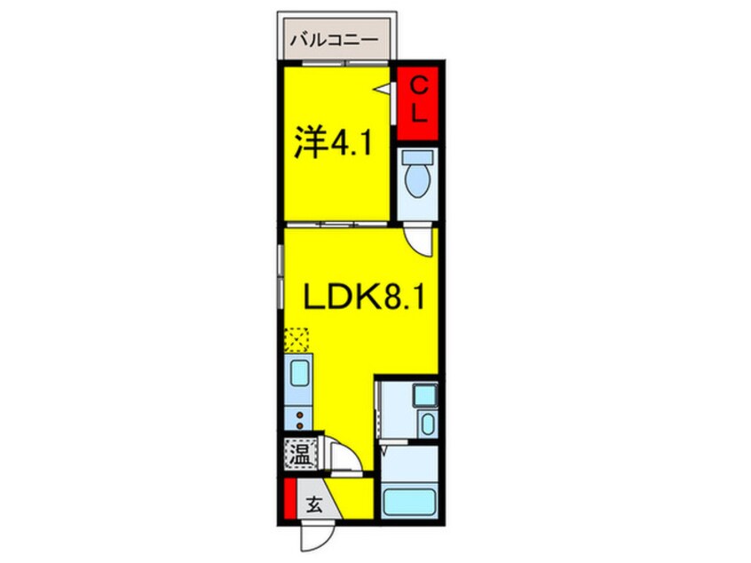 間取図 F asecia urania