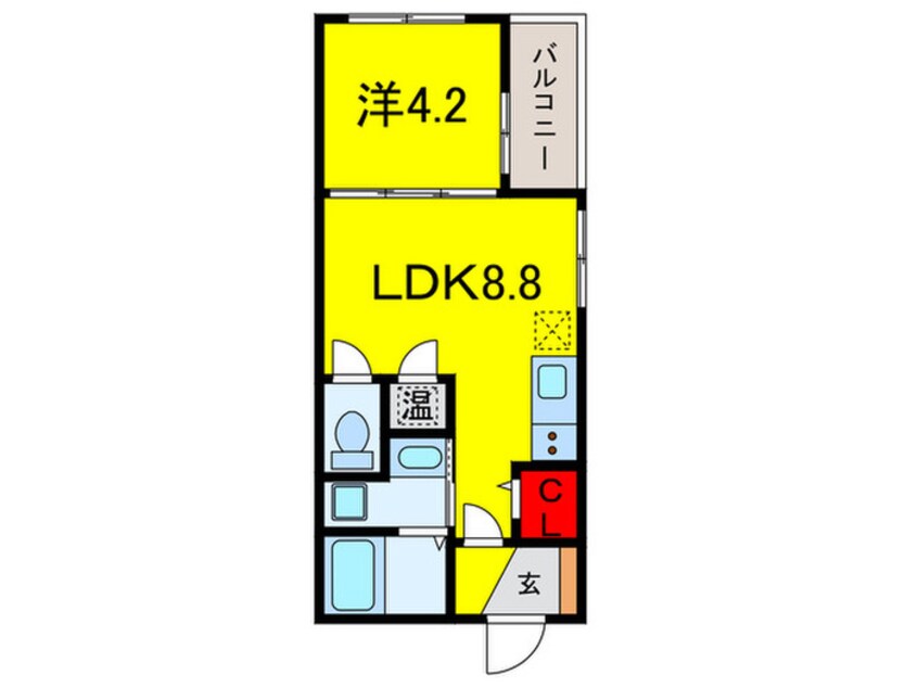 間取図 F asecia urania