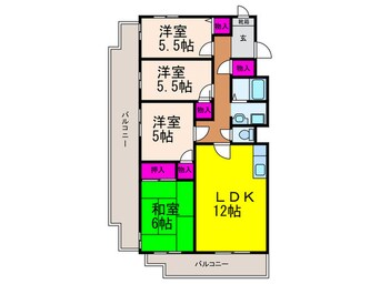 間取図 ＯＭＢルミエ－ル