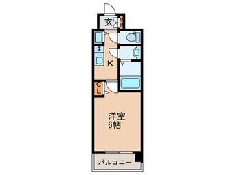 間取図 ﾗﾗﾌﾟﾚｲｽ ｻﾞ･大阪ﾘｳﾞｧｰｼﾞｭ（802）