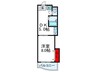 杏樹ＳＥＮＲＩＹＡＭＡ 1DKの間取り