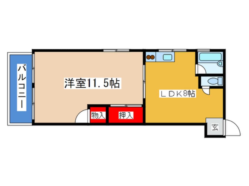 間取図 セイワパレス寺山公園