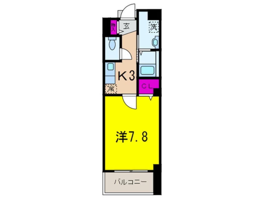間取図 フェリス　ウラタ