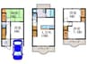 北区小山下総町貸家 4LDKの間取り