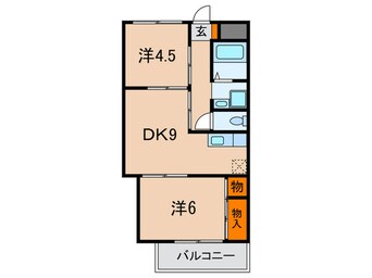 間取図 キャッスル摩耶