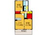 エルバイロセレゾン 2LDKの間取り