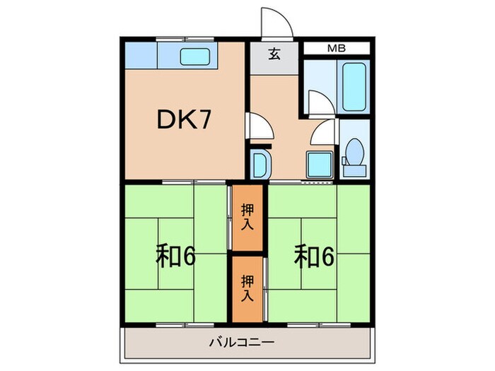 間取り図 若草ハイツ