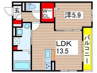 間取図 プラザシャルム