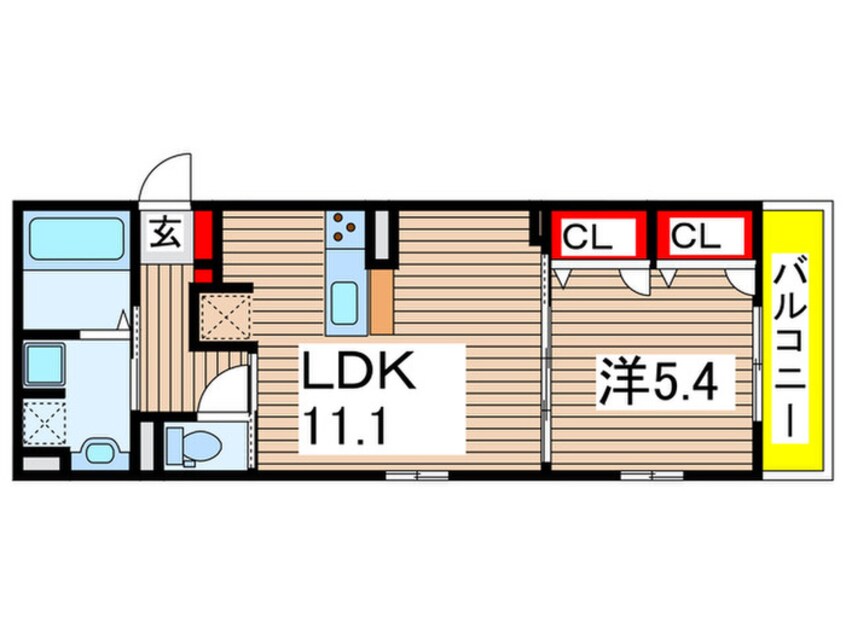 間取図 プラザシャルム