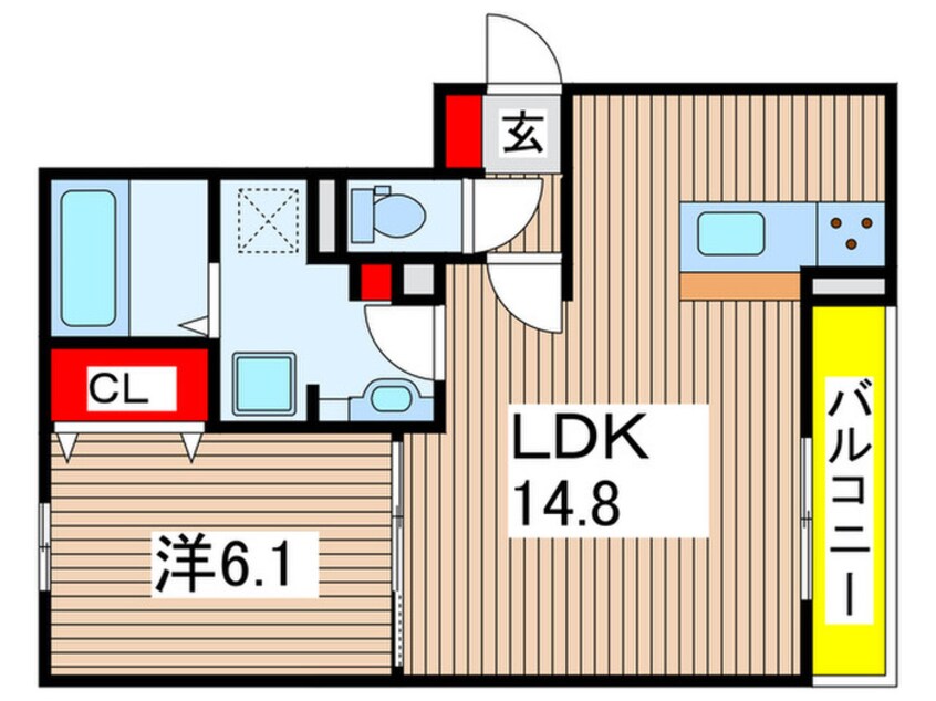 間取図 プラザシャルム