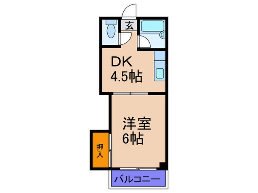 間取図 ピュアライフ福町